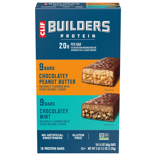 Clif Builder's Protein Bar variety pack 18 count