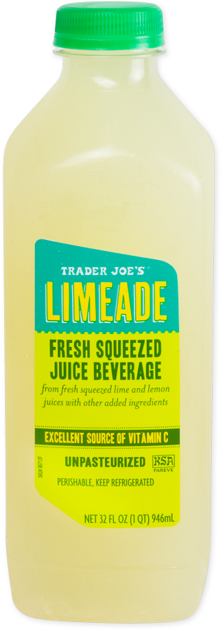 Trader Joe's Fresh Squeezed Limeade kosher citrus drink