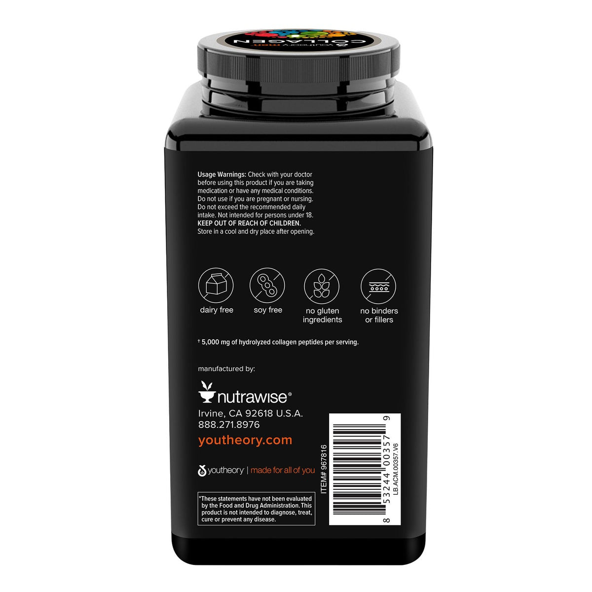 Youtheory advanced collagen tablets for daily use