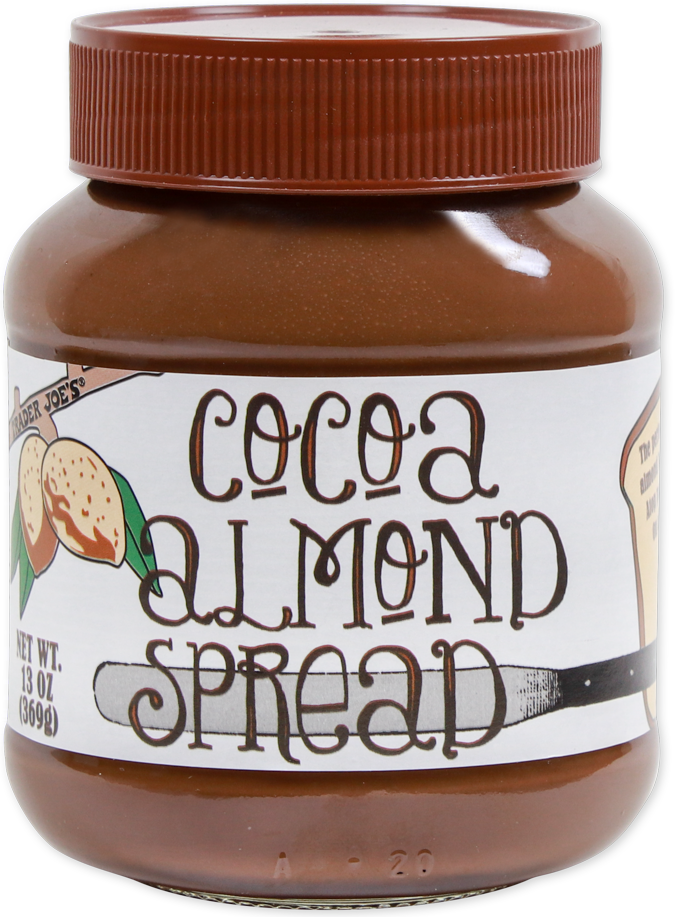 Trader Joe's Cocoa Almond Spread jar