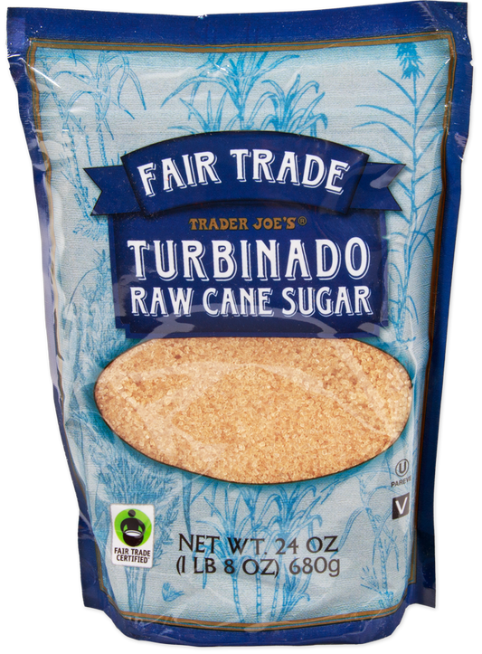 Trader Joe's Fair Trade turbinado raw cane sugar