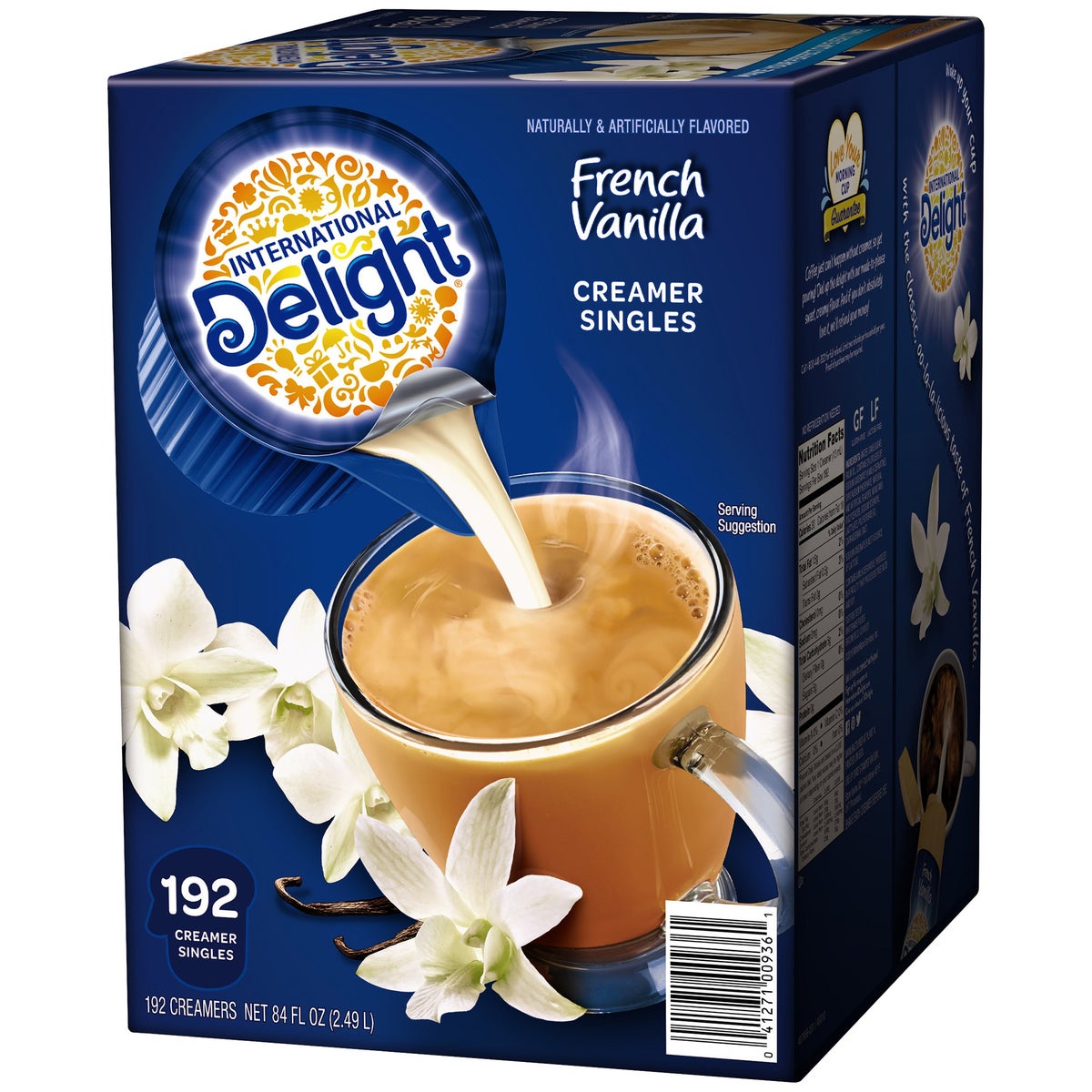 International Delight French vanilla liquid creamer 192-count
