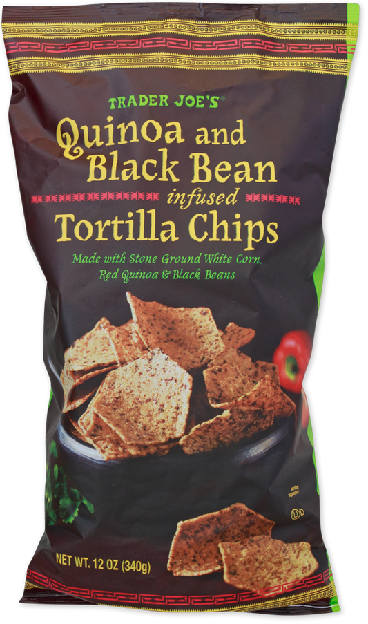 Trader Joe's quinoa and black bean infused tortilla chips