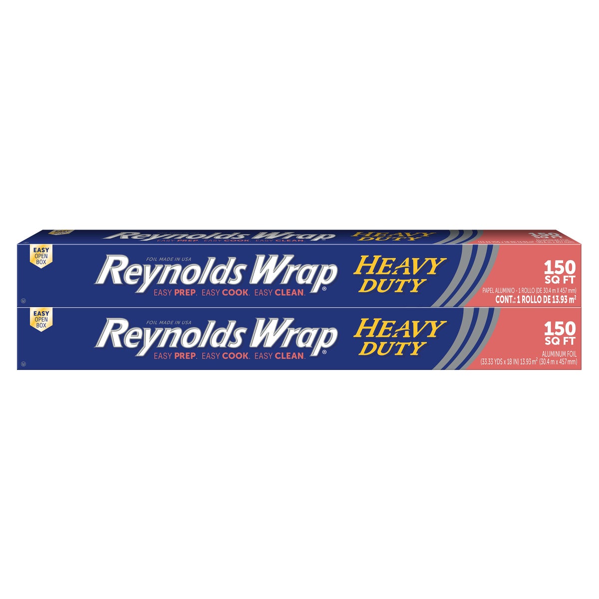 Reynolds heavy duty aluminum foil 2-count pack