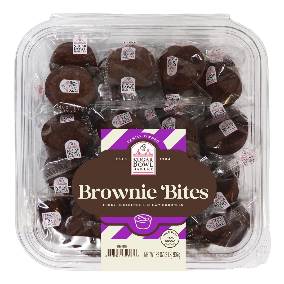 Sugar Bowl Bakery brownie bites 32-count pack