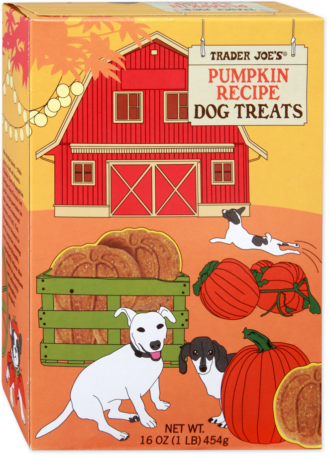 Trader Joe's pumpkin recipe dog treats