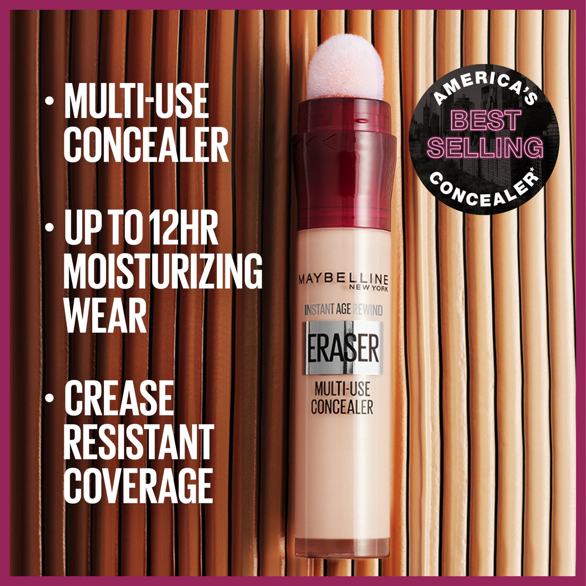 Instant Age Rewind concealer with built-in sponge applicator