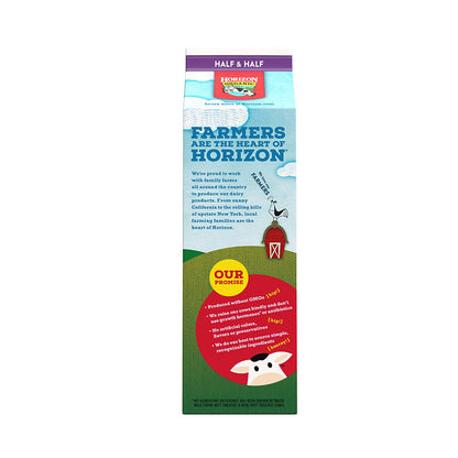 USDA certified organic half and half