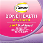 Caltrate calcium and vitamin D3 supplement bottle front view