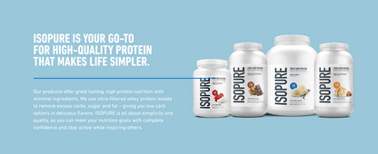 Isopure Zero Carb Whey Isolate Protein Powder, Creamy Vanilla 3 LB - product image 21