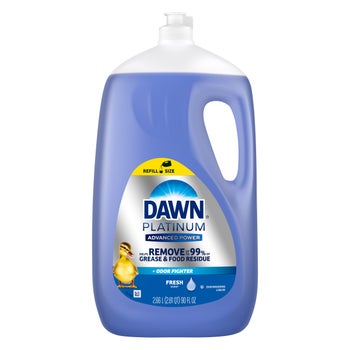 Dawn Platinum advanced power dish soap bottle