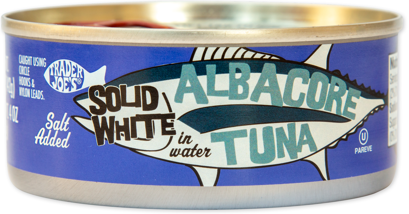 Trader Joe's solid white albacore tuna with salt added