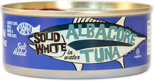 Trader Joe's solid white albacore tuna with salt added