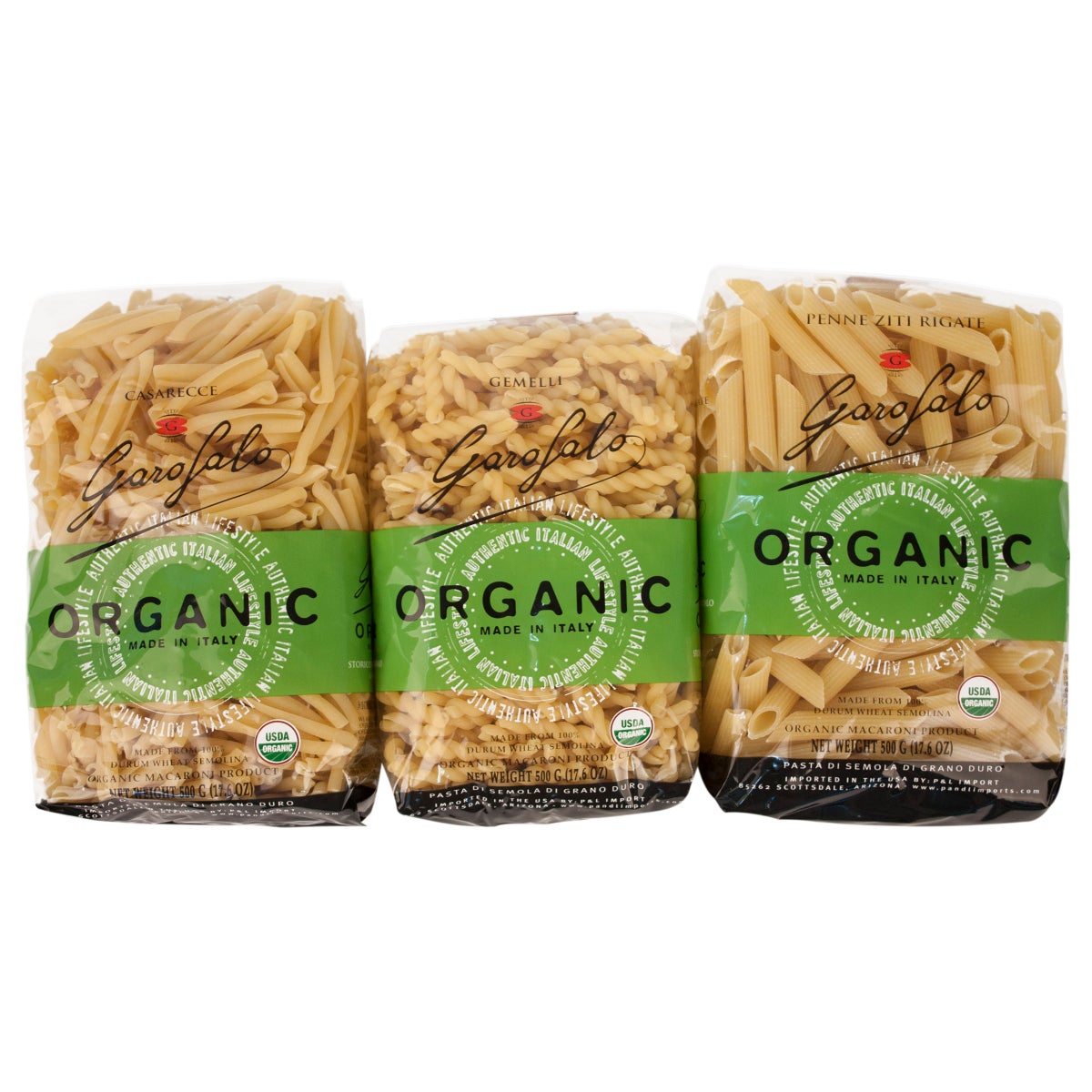 Garofalo organic pasta variety pack 6-count
