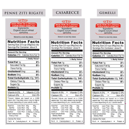 Garofalo 17.6 oz organic pasta made in Italy