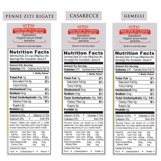 Garofalo 17.6 oz organic pasta made in Italy