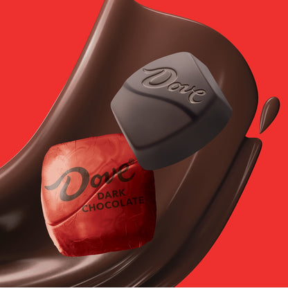 DOVE PROMISES individually wrapped dark chocolates