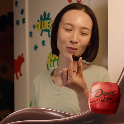 DOVE dark chocolate candy for sharing