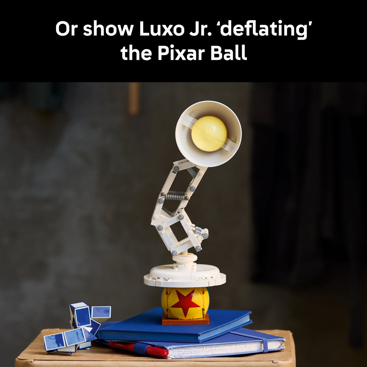 Disney Pixar Luxo Jr. 613-piece building project