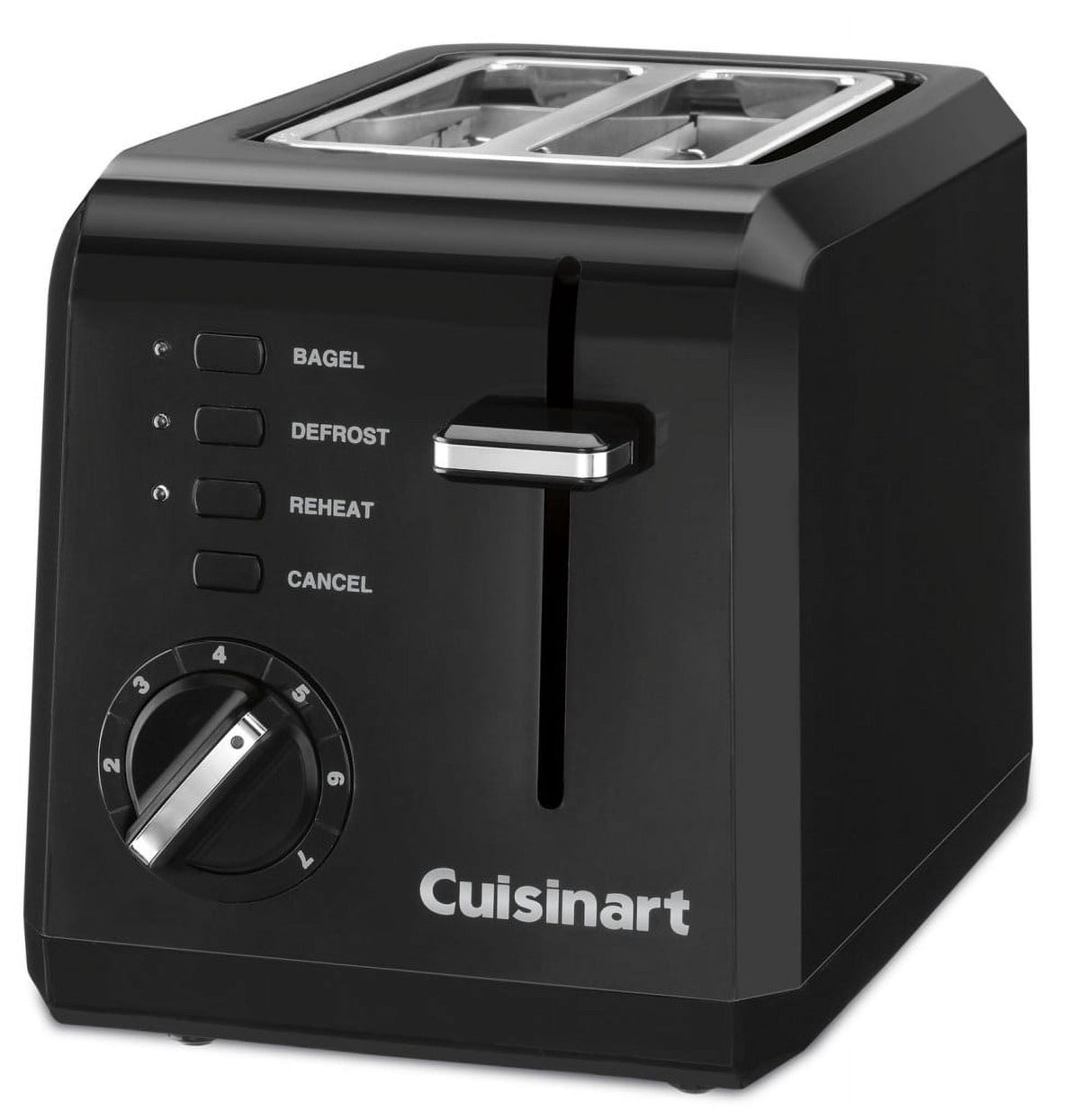 Cuisinart compact plastic toaster with wide slots