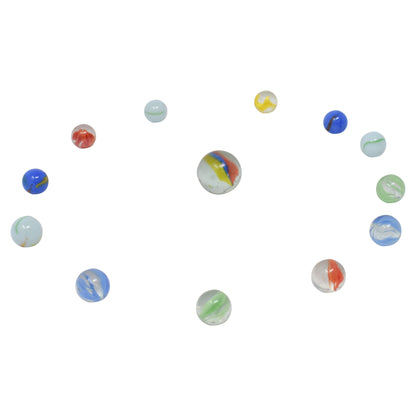 Toymendous player marbles and big shooter marble