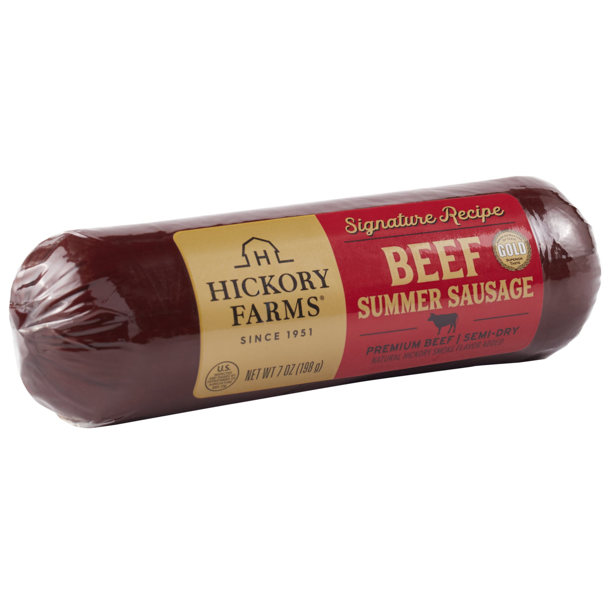 Hickory Farms Signature summer sausage for snacking