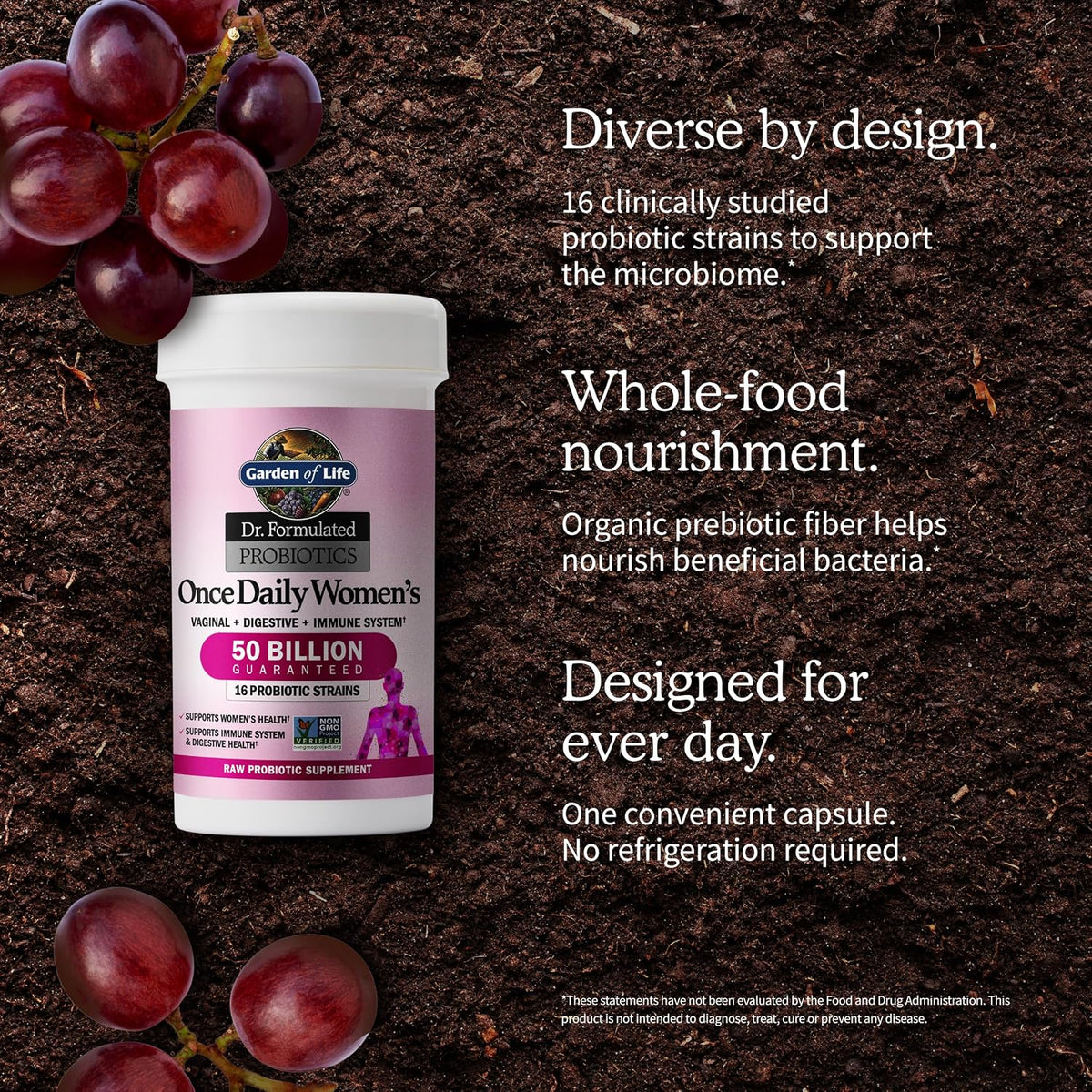 Garden of Life probiotics 30 count supplement bottle