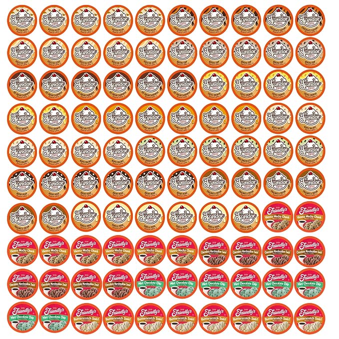 Two Rivers Coffee ice cream flavored coffee pod sampler