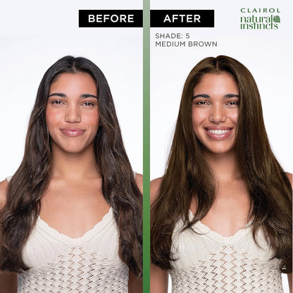 Clairol Natural Instincts glossy auburn hair color