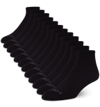 AND1 men's lightweight quarter socks, 12-pack