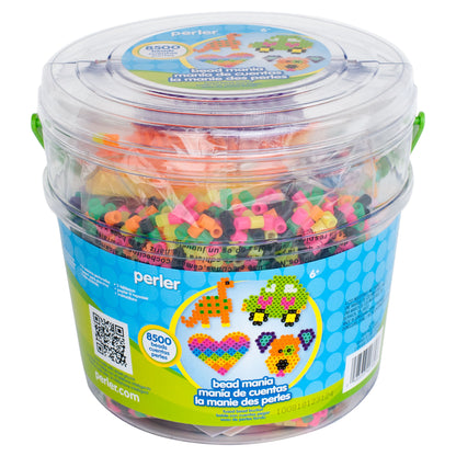 Perler Bead Mania large bead bucket
