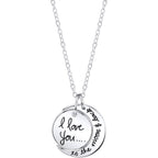 Believe by Brilliance women's sterling silver pendant necklace