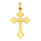 Brilliance Fine Jewelry 14 kt yellow gold cross pendant necklace