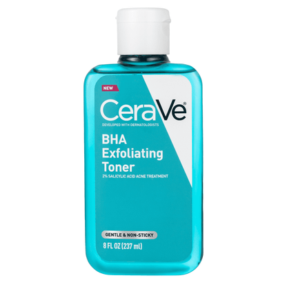CeraVe BHA Exfoliating Facial Toner, 8 fl oz