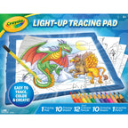 Crayola blue Light-Up Tracing Pad art set for ages 6+