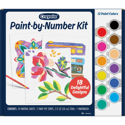 Crayola paint by number kit for ages 8 and up