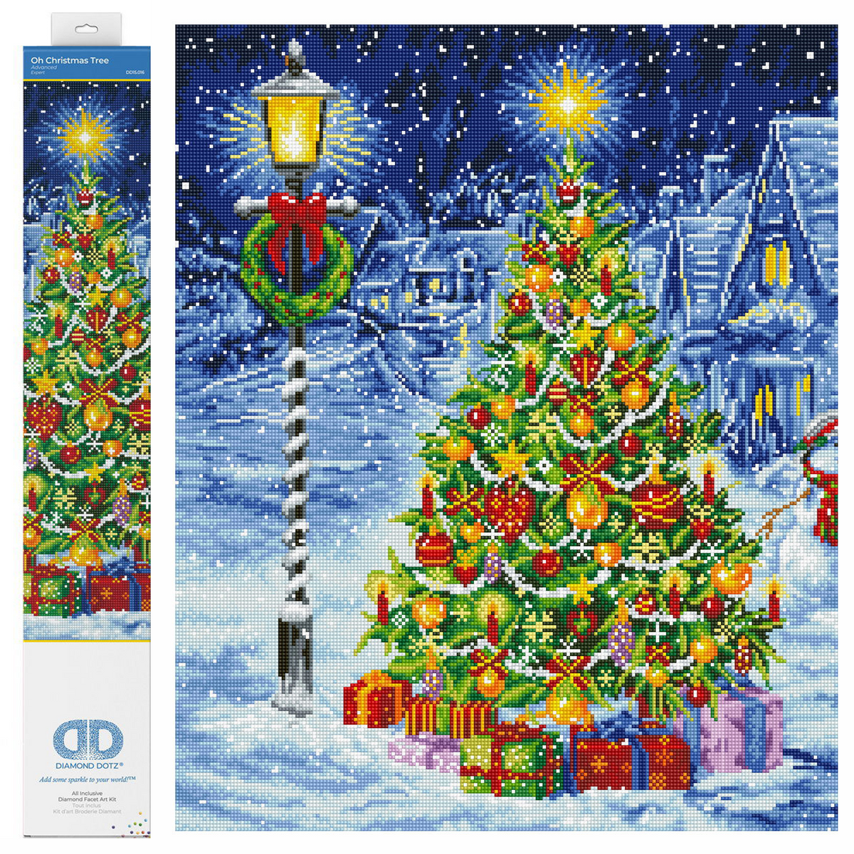 DIAMOND DOTZ Oh Christmas Tree diamond painting kit