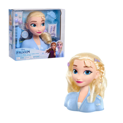 Disney Frozen 2 Elsa styling head with blonde hair