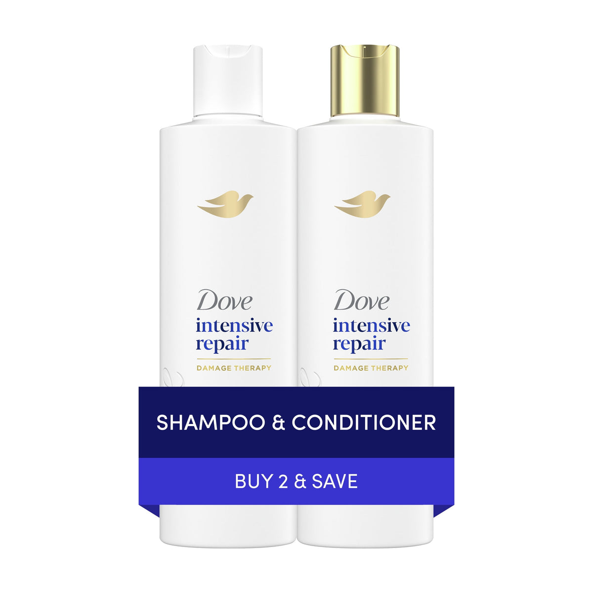 Dove Intensive Repair shampoo and conditioner set, 2 count