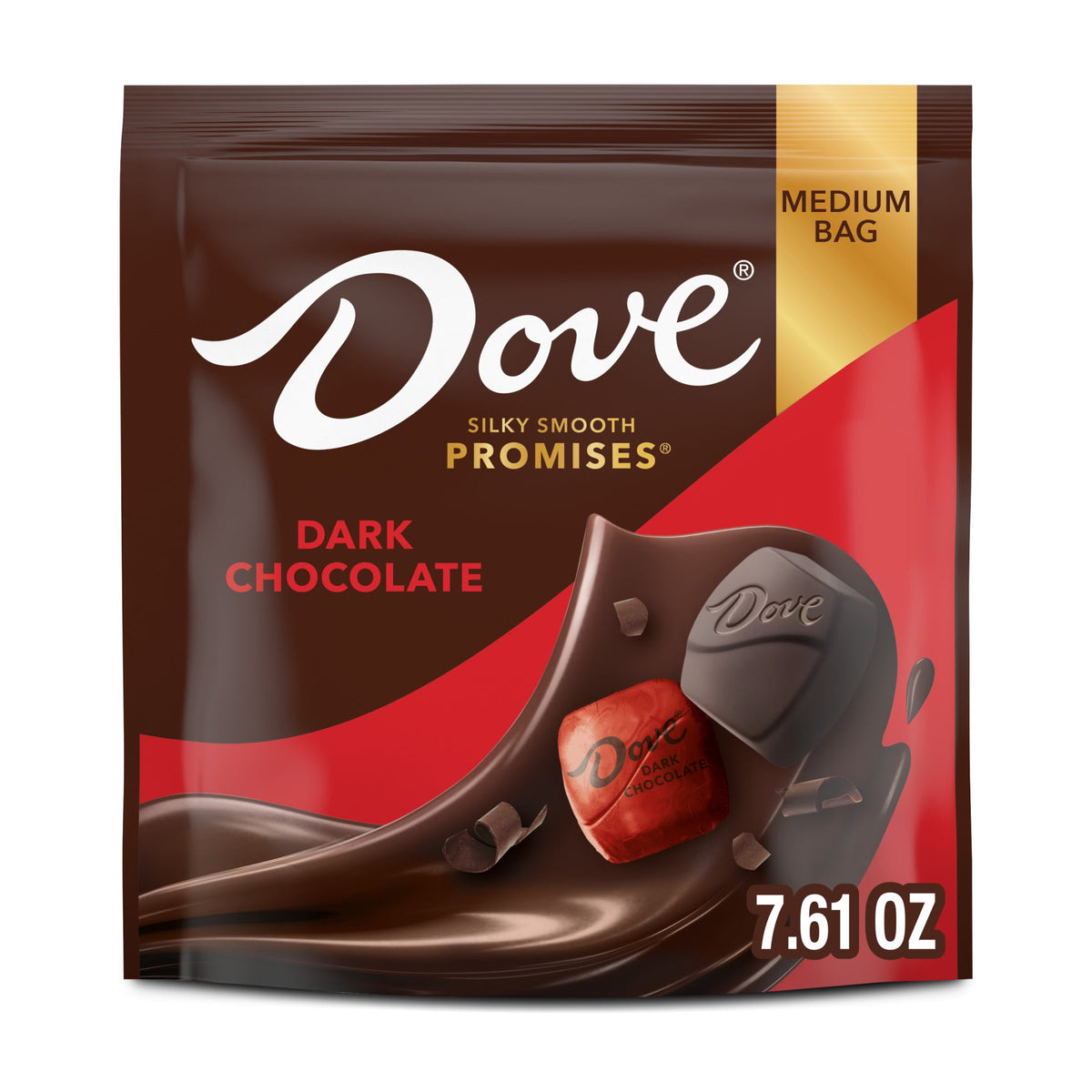 DOVE PROMISES dark chocolate candy, 7.61 oz bag