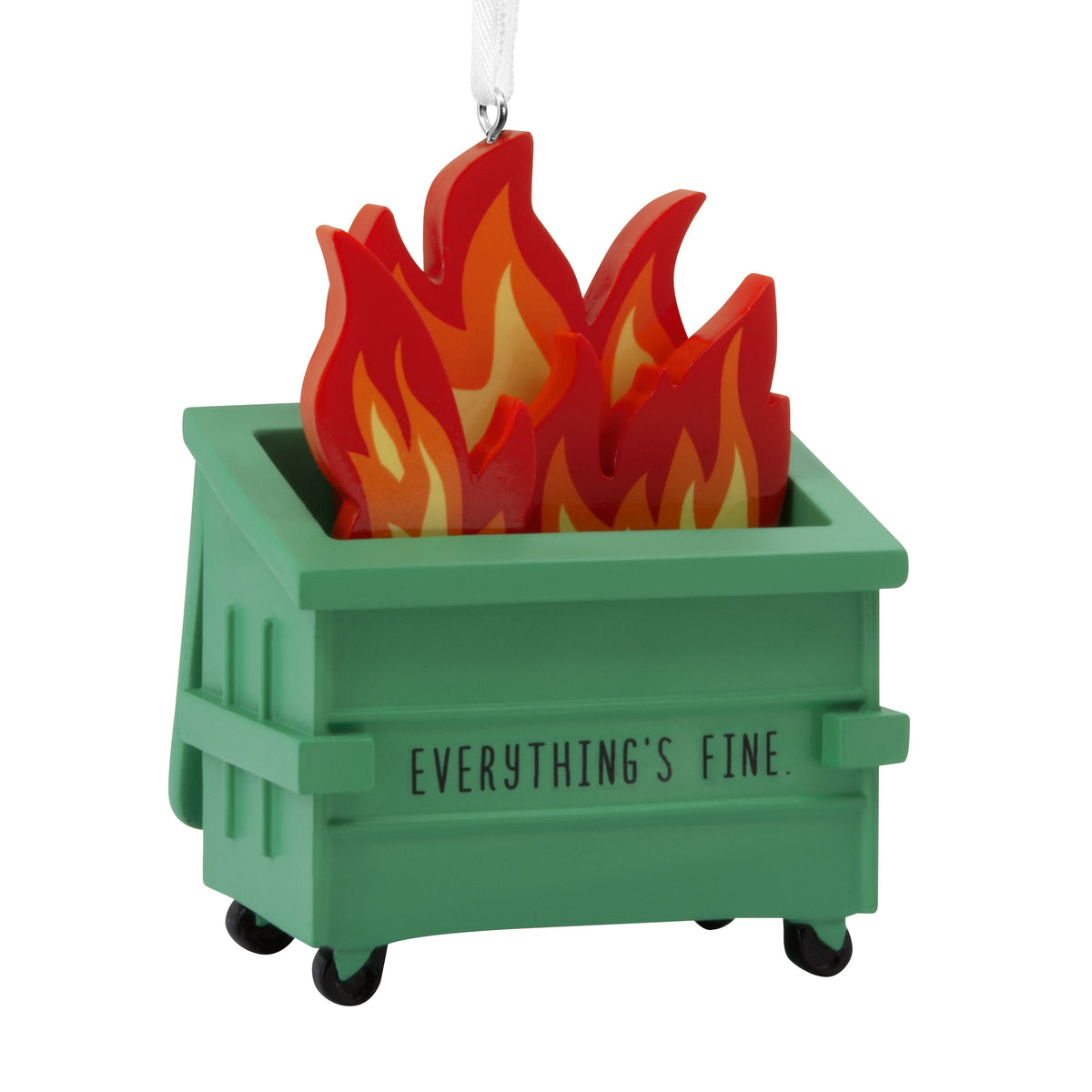Hallmark Dumpster Fire Christmas Ornament
