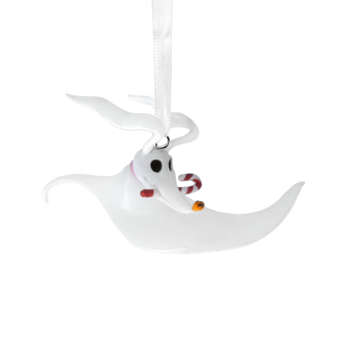 Hallmark Zero ornament holding a candy cane
