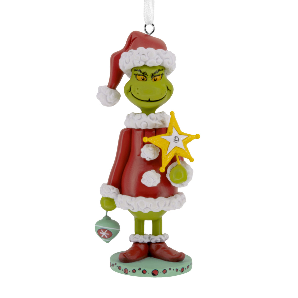 Hallmark Grinch nutcracker Christmas tree ornament