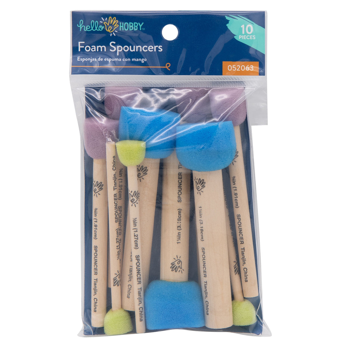 Hello Hobby Foam Spouncers 10-piece craft set