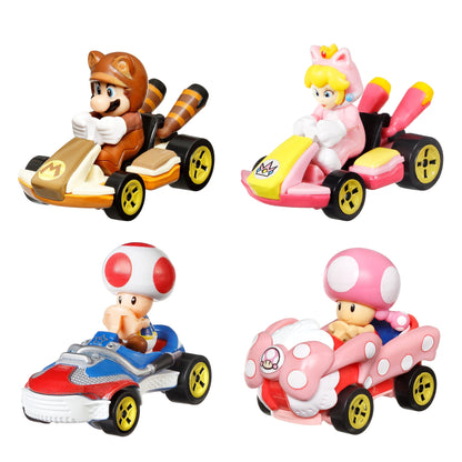Hot Wheels Mario Kart collectible vehicle 4-pack