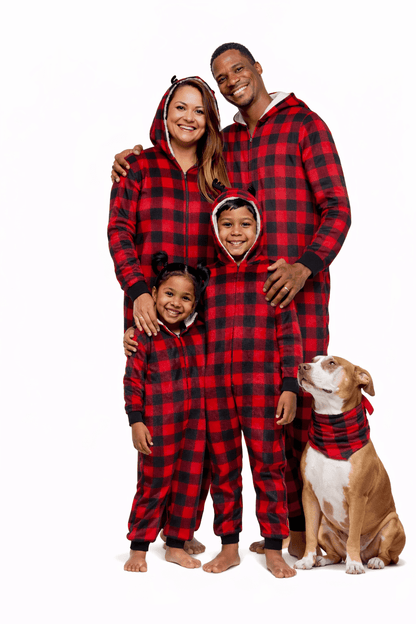 Jolly Jammies men's buffalo plaid pajama union suit