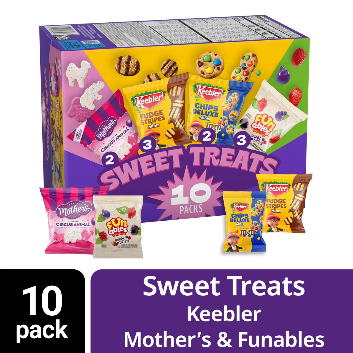 Keebler Sweet Treat Variety Pack 10-count box