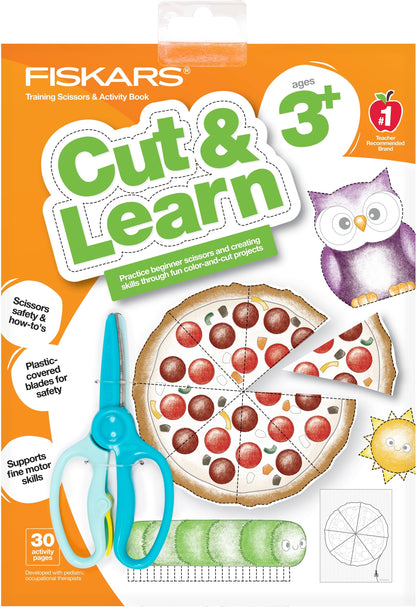 Fiskars training scissors and activity book for ages 3+