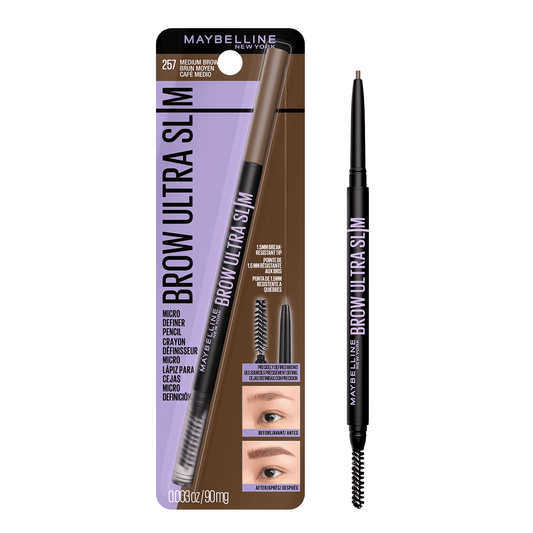 Maybelline Express Brow Ultra Slim eyebrow pencil in Medium Brown