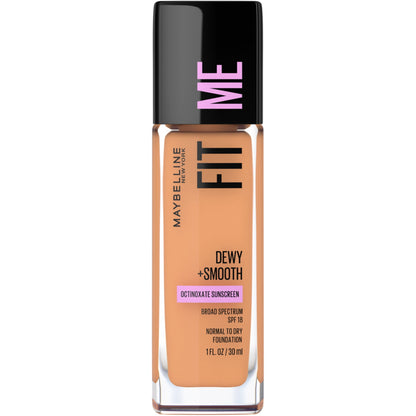Maybelline Fit Me Dewy and Smooth liquid foundation in 322 Warm Honey